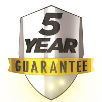 5 años de garantía
